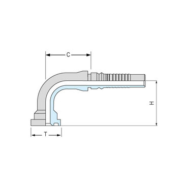 Pressarmatur Interlock HC FLL9 (SFL-90°)